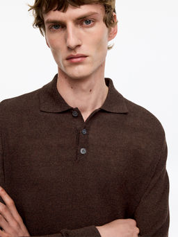 Polo en mezcla de lino - H&m фото 8