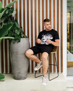 Футболка мужская из хлопка FM009 - Sahar art lab фото 9