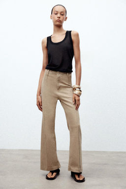 ZW COLLECTION WIDE-LEG HIGH-WAIST JEANS - Zara фото 16