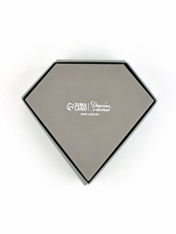 Цена за 5 шт. Коробка подарочная под бижутерию Серая, тиснение, 10?9?3.5 см