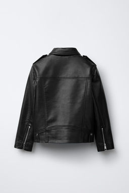 LEATHER EFFECT JACKET - Zara фото 2