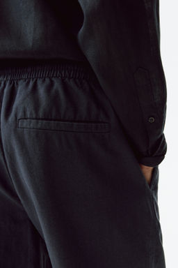 Pantal?n en mezcla de lino Regular Fit - H&m фото 9
