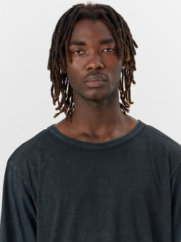 Футболка мужская черная с обработкой эйсид - Mark formelle фото 4