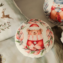 Подушка декоративная новогодняя Этель. Мишутка 32?32 см