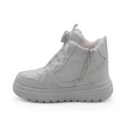 Зимние кроссовки на меху А7186-18 белые - BONCY фото 3