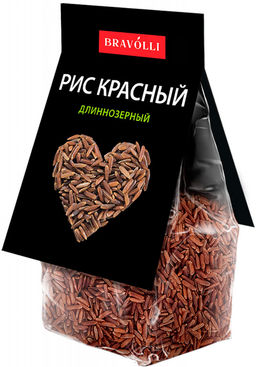 Ярм.Рис красный длиннозерный Bravolli! 350г