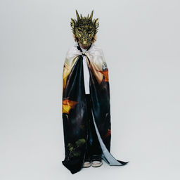 Карнавальный костюм «Могущественный дракон»: плащ и маска