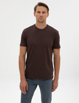 Kahverengi Slim Fit Basic Ti__rt - Pierre cardin фото 8