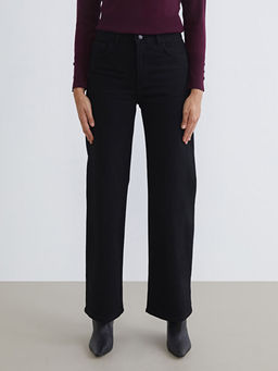 Wideleg Kad?n Jean Pantolon