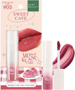 Тинт для Губ и Щек Глянцевый Sweet Cafe (05 Mont Blanc Cake, Коричнево-Розовый) BABY BRIGHT, 2.8 гр