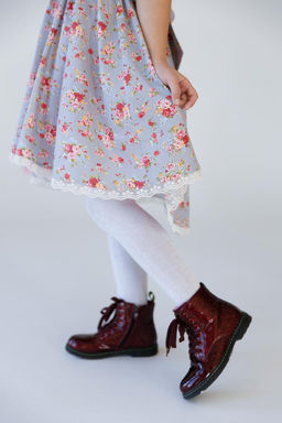 Платье МТ-422 серые цветы - Этоэльф фото 13