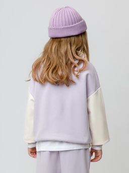 КР 302879/сиреневый 3710 к647 джемпер (свитшот) для дев
