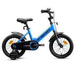 Велосипед 14" Rocket Juster, цвет синий