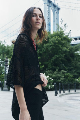 KNIT POLO TOP - Zara фото 2