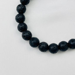 Браслет из Лавы 18 см - Радуга самоцветов фото 3