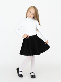Юбка детская школьная черная 454 (134, 68)