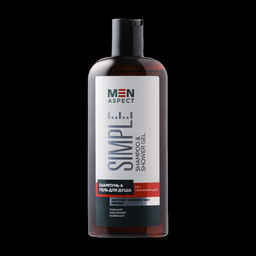 Modum MEN ASPECT SIMPLE Шампунь & Гель для душа 2в1 ТОНИЗИРУЮЩИЙ, 250мл (E140-404)