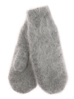 Варежки женские однотонные КРУГ ПУХ 3478-2