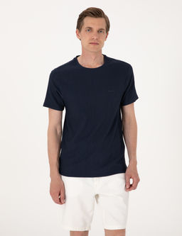 Lacivert Slim Fit Ti__rt