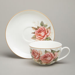 СЕРВИЗ ЧАЙНЫЙ LEFARD КОРЕЙСКАЯ РОЗА НА 6 ПЕР. 14 ПР. фото 7