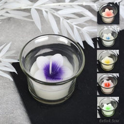 Свеча 6х4,5 см / B704 /уп 12/192/