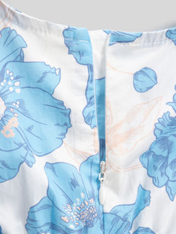 ACOOLA / Платье детское для девочек Teon голубой принт  фото 6