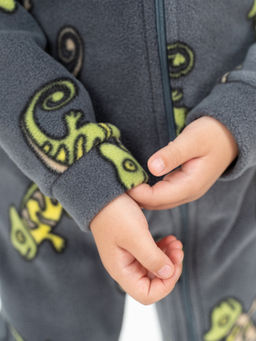 Комбинезон детский антрацит хамелеон