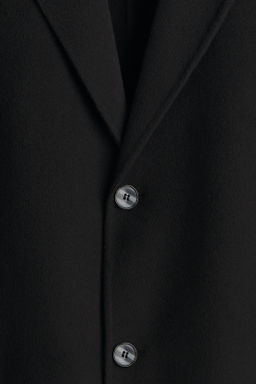 Single-breasted wool coat - H&m фото 3