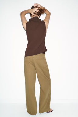 ASYMMETRIC HEM TOP - Zara фото 15