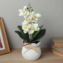 Цена за 1 шт. Цветочная композиция Орхидея / ZH-022 /уп 10/72/ - Галеонтрейд фото 11