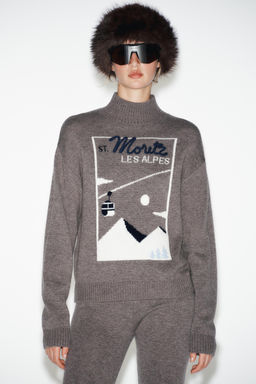 90% WOOL SKI COLLECTION JUMPER - Zara фото 15
