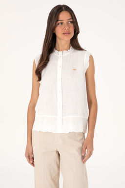 Kad_n Beyaz K_sa Kollu G_mlek Sepette S_rpriz _ndirim - U.s. polo assn фото 3