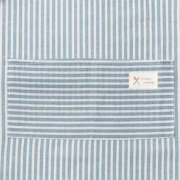 Фартук Доляна с карманом, цв.синий, 70*654см, 100% хл, рогожка  фото 3