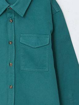 Rahat Kal?p Gabardin Erkek ?ocuk G?mlek - Waikiki фото 3