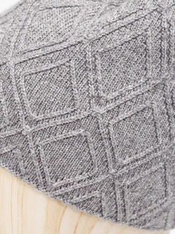 Шапка жен. шерсть+анг+виск+каш+люр LB-D77016 l.grey/silver - Labbra фото 4