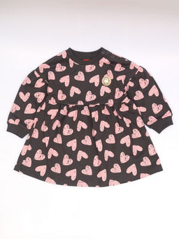 CRB wear / CWBG 64008-48-430 Платье для девоки,темно-серый