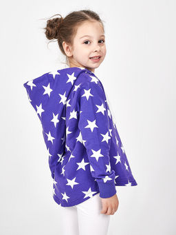 Толстовка для девочки UD 1313 сиреневый - Mini maxi фото 2