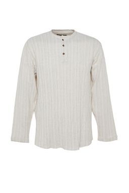 TRENDYOL MAN Ekru Relaxed Fit Keten Icerikli Gomlek TMNSS23GO00121 - Trendyolmilla фото 8