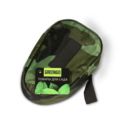 Лопата туристическая, складная, L=41 см, мотыжка, прорезиненная рукоять, в чехле, Greengo