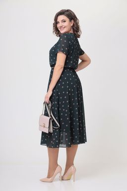 Блуза Swallow 803.2 черный+серебряный узор фото 352