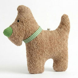 Подушка декоративная арт.1184692-33 Щенок БЕНО хлопок беж