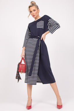 Платье Габи (тёмно-синий) - Эльза фото 5