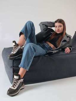 Ботинки 350.uno2gr. хаки бежевый/Байка