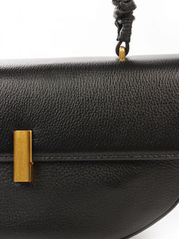 LACCOMA сумка АМ2287-черный натуральная кожа хлопок  фото 5