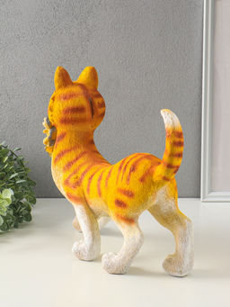 Фигура полистоун «Кошка мама с котятами», 31×35×15 см, рыжий