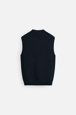 TEXTURED KNIT VEST - Zara фото 8