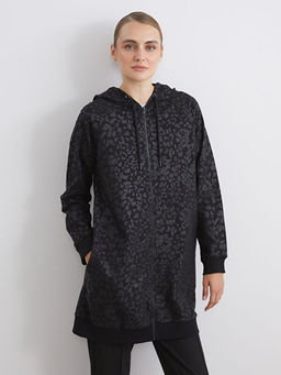 Kap??onlu Desenli Kad?n H?rka