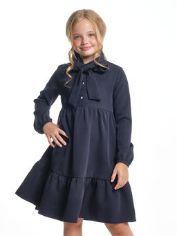 Платье для девочки в школу синее 	 UD 7832 синий - Mini maxi фото 6