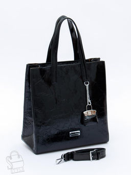 Сумка женская кожаная 91147SP black Velina Fabbaino-Safenta в Новосибирске