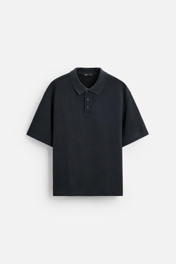 RELAXED FIT POLO SHIRT - Zara фото 6